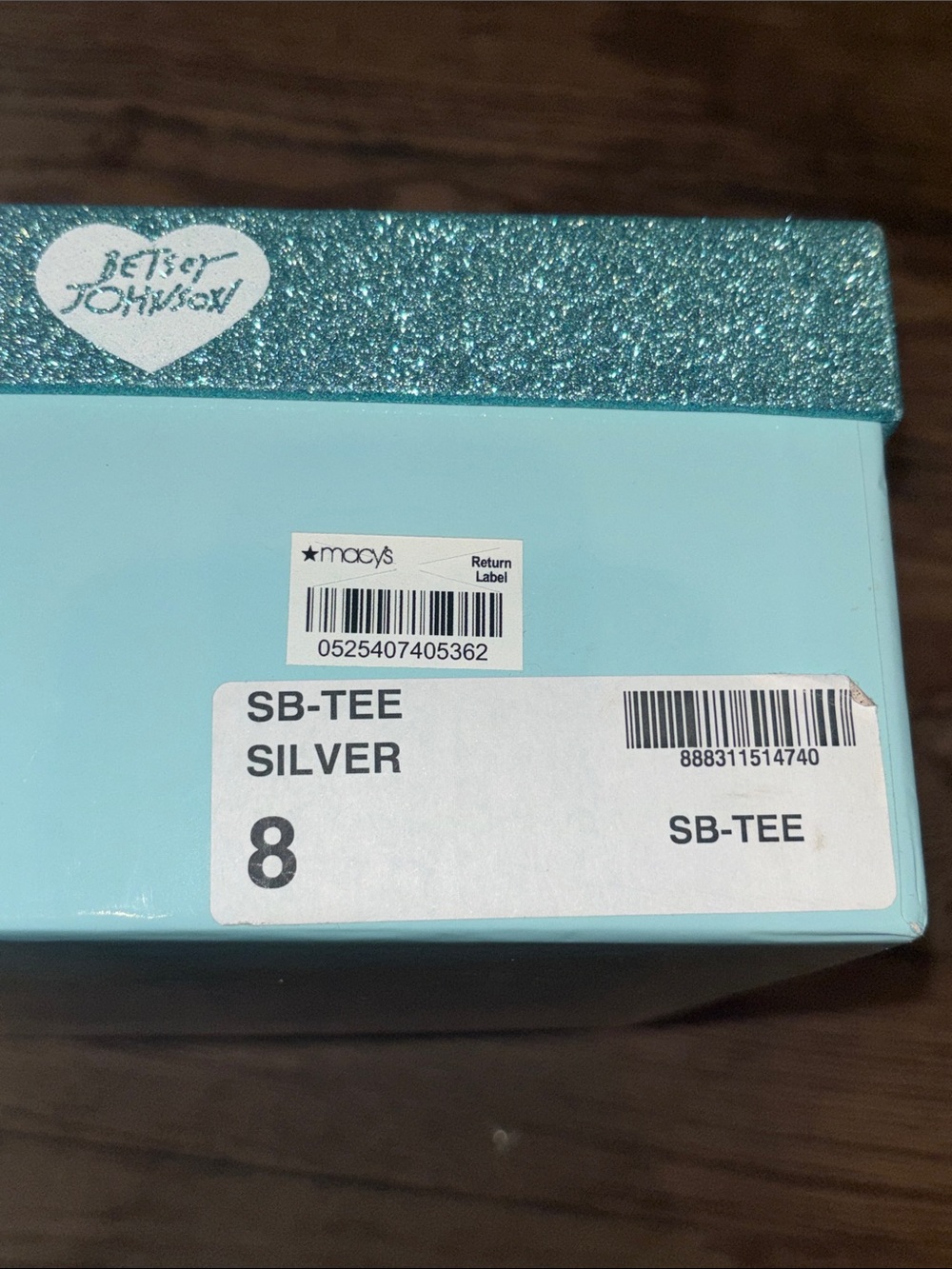 Betsey Johnson Sparkling Silver Strappy Open-Toe Heels - Picture 3 of 4